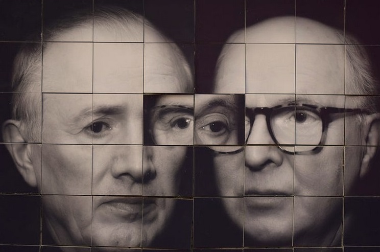 Gilbert & George collage by Roger Molloy 